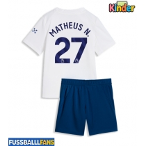 Manchester City Matheus Nunes #27 3rd trikot Kinder 2026-27 Kurzarm (+ Kurze Hosen)